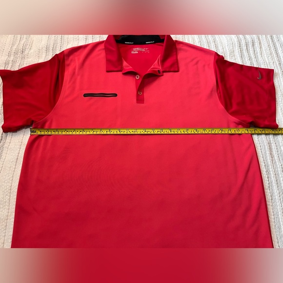 Nike Tour Performance Innovation Color Golf Polo Shirt Salmon 585820 Golfing XXL - Picture 4 of 8